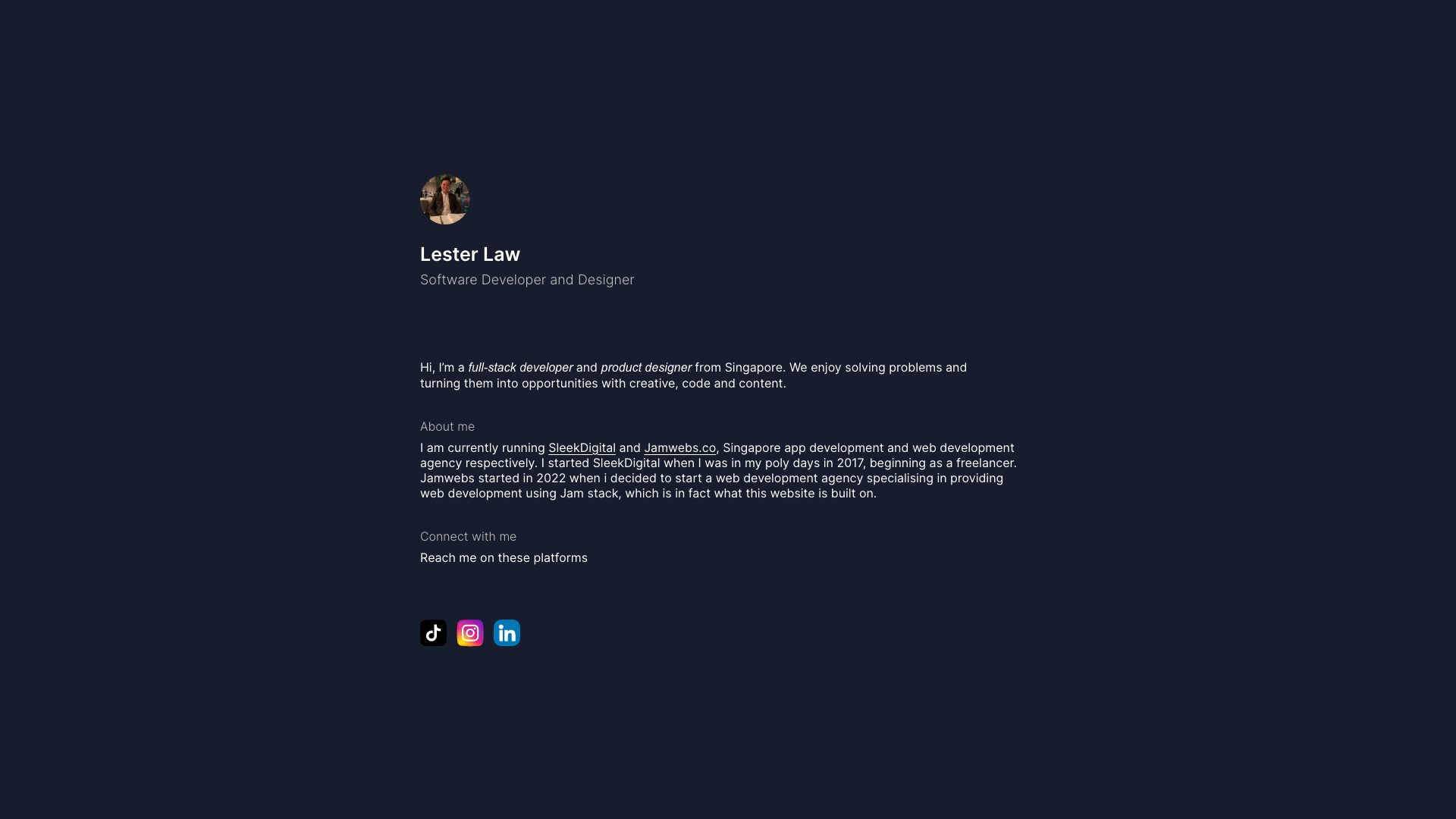 lester law app portfolio