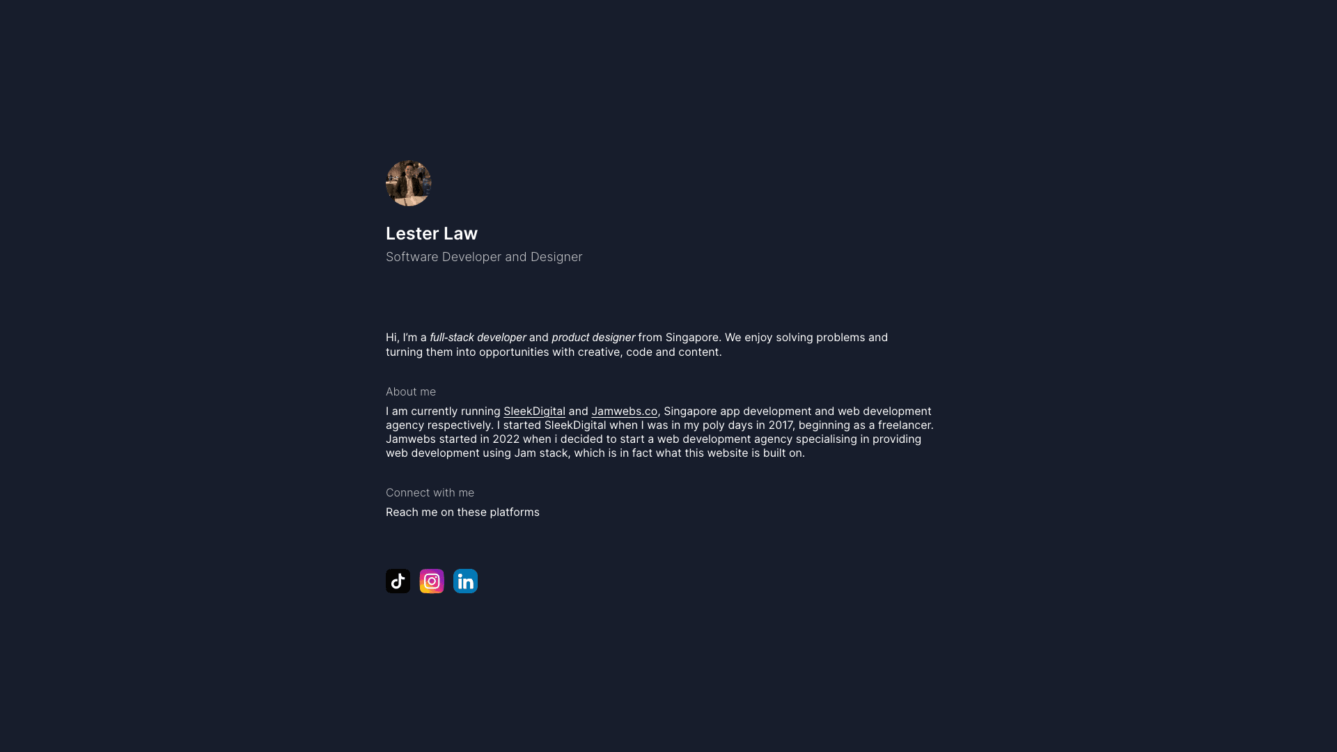 Project screenshot