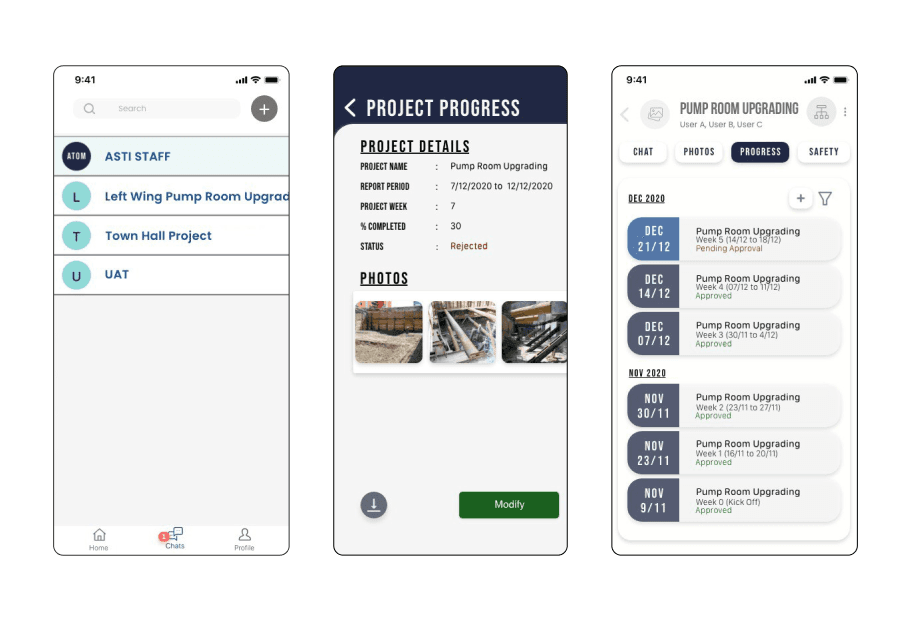 ASTI project screenshot