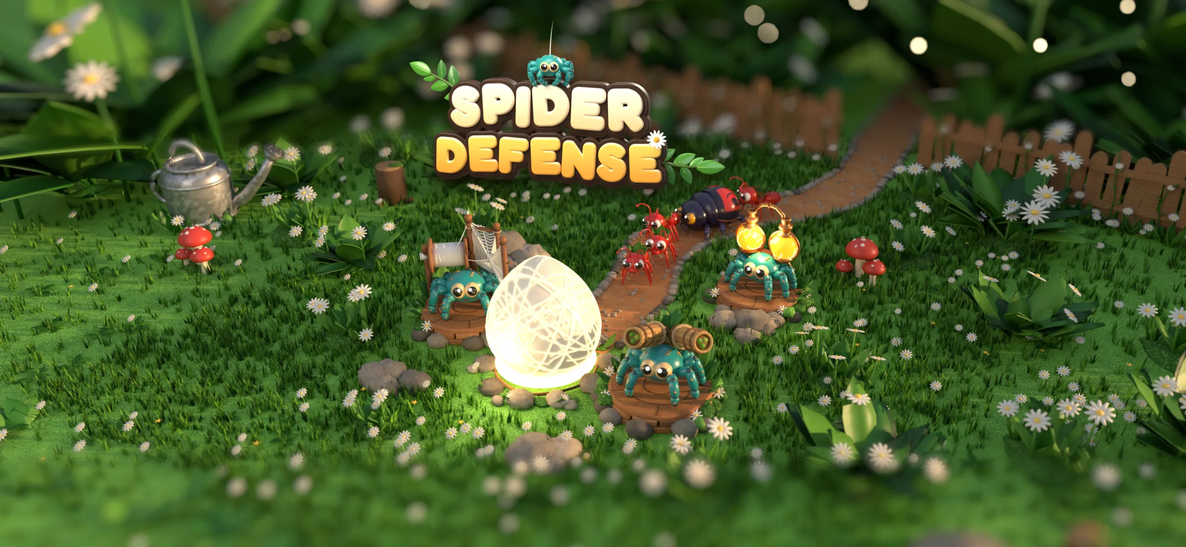 Spider Defense: Key art