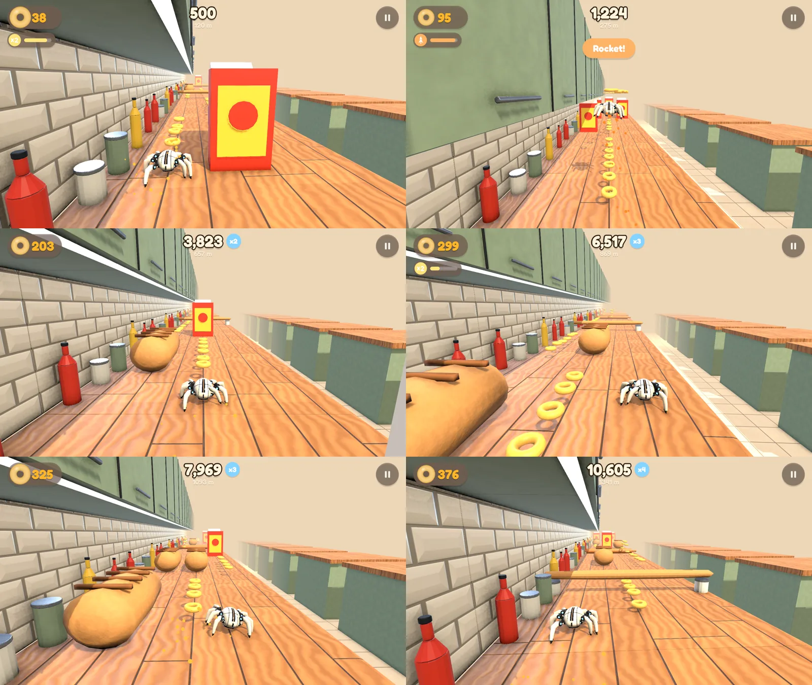 Spider Run: Power-ups