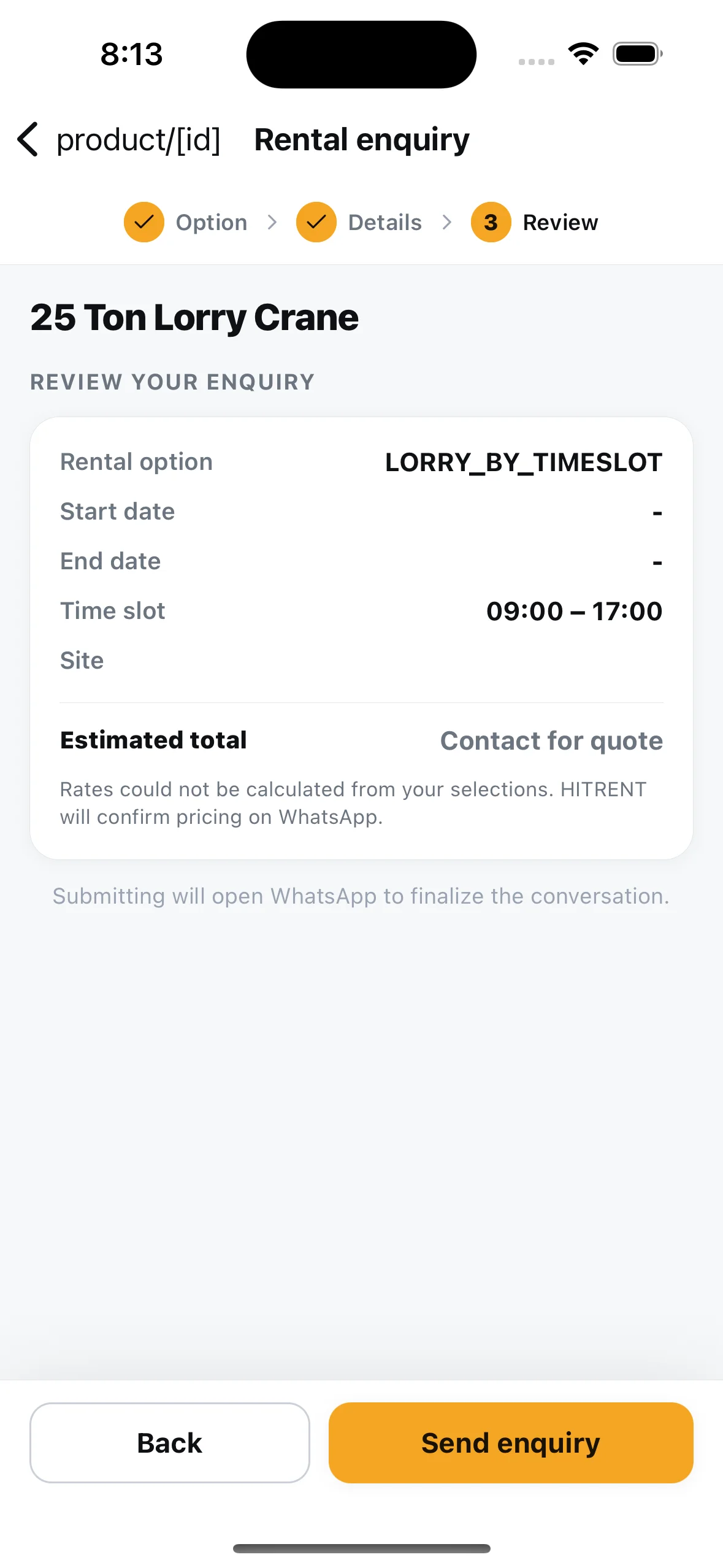 HITRENT: iOS app