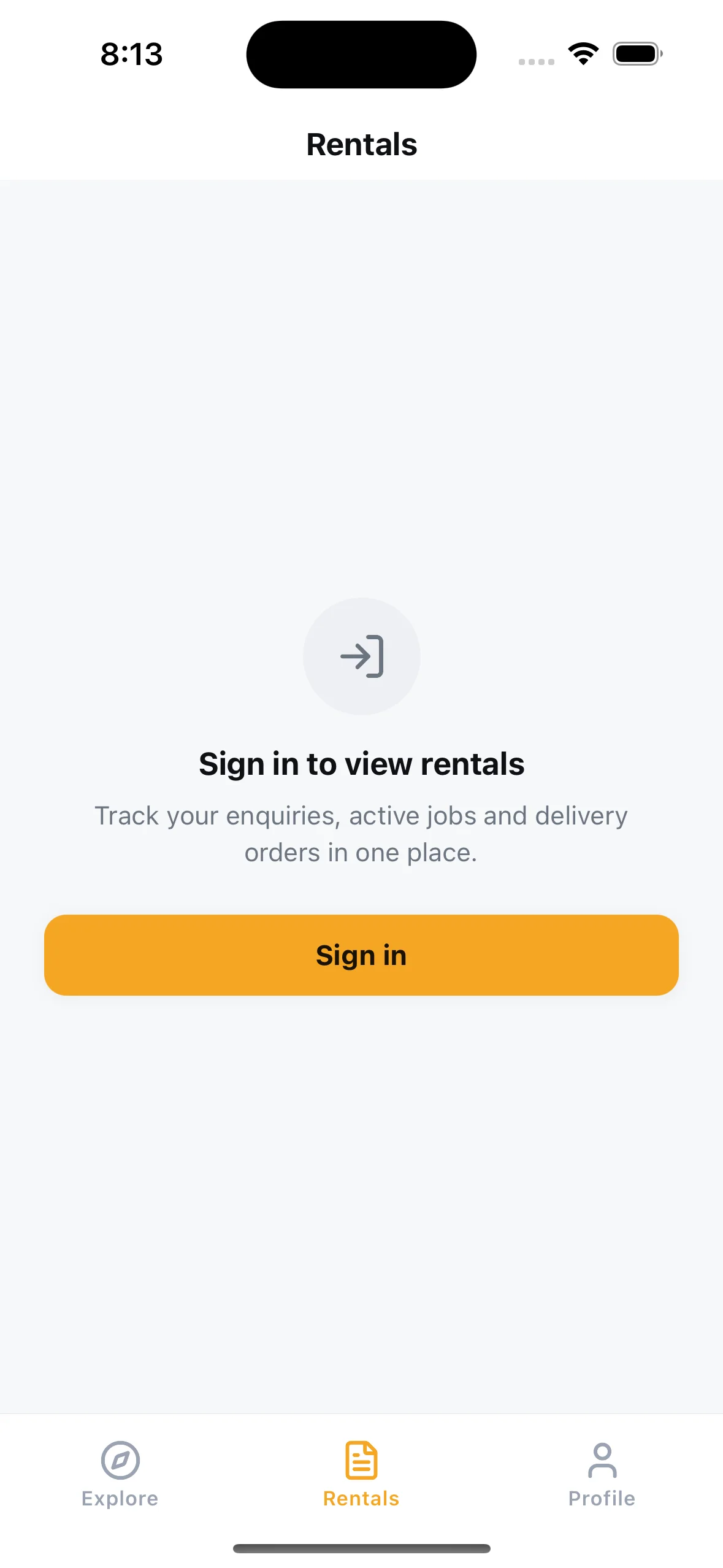 HITRENT: iOS app